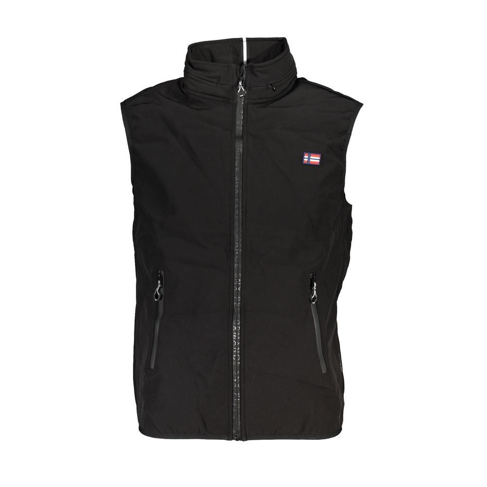Scuola Nautica Herrenjacke aus schwarzem Polyester
