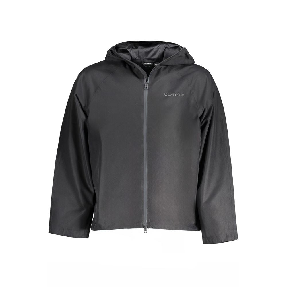 Calvin Klein – Schwarze Polyesterjacke für Herren