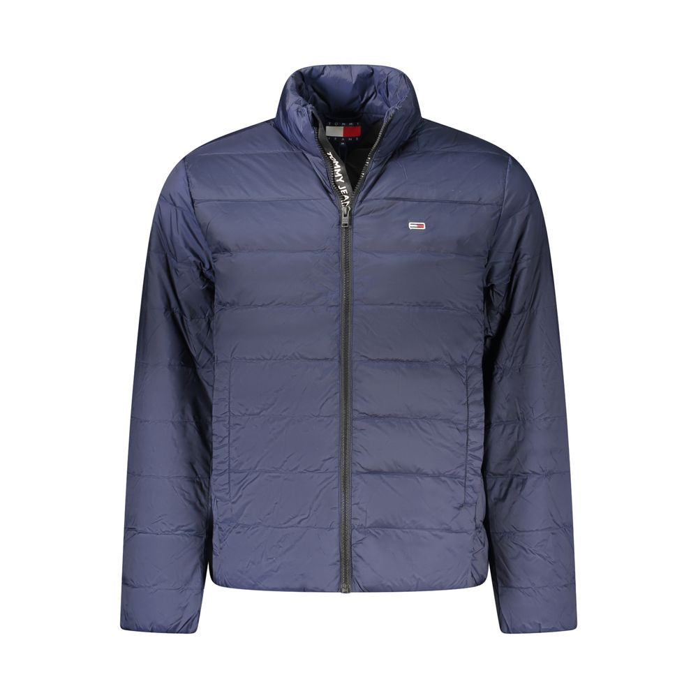 Tommy Hilfiger – Blaue Polyamid-Herrenjacke