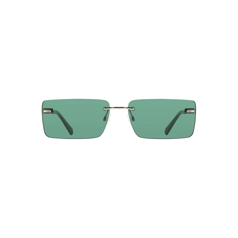 Calvin Klein Grüne Metall-Sonnenbrille für Damen