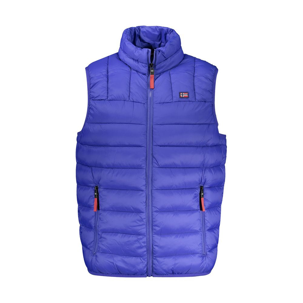 Norwegen 1963 Blaue Polyamid-Herrenjacke