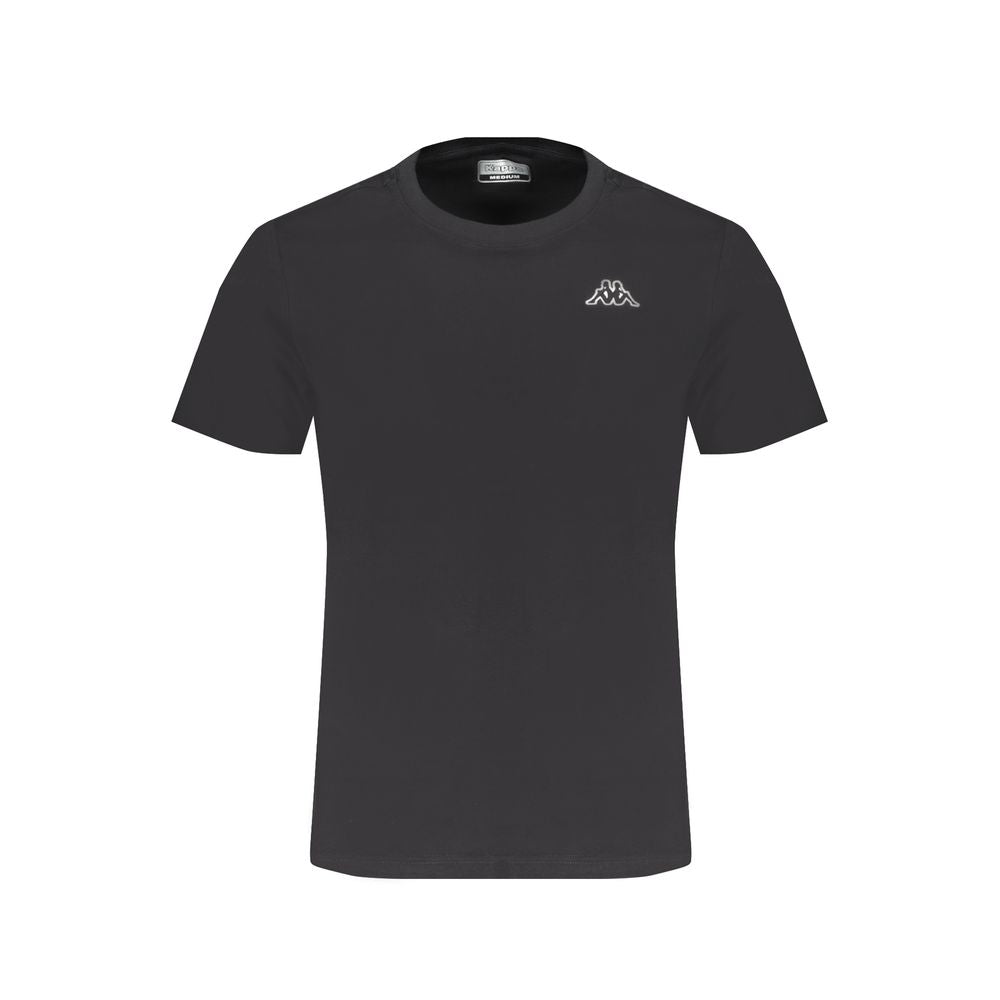 Kappa – Schwarzes Baumwoll-T-Shirt
