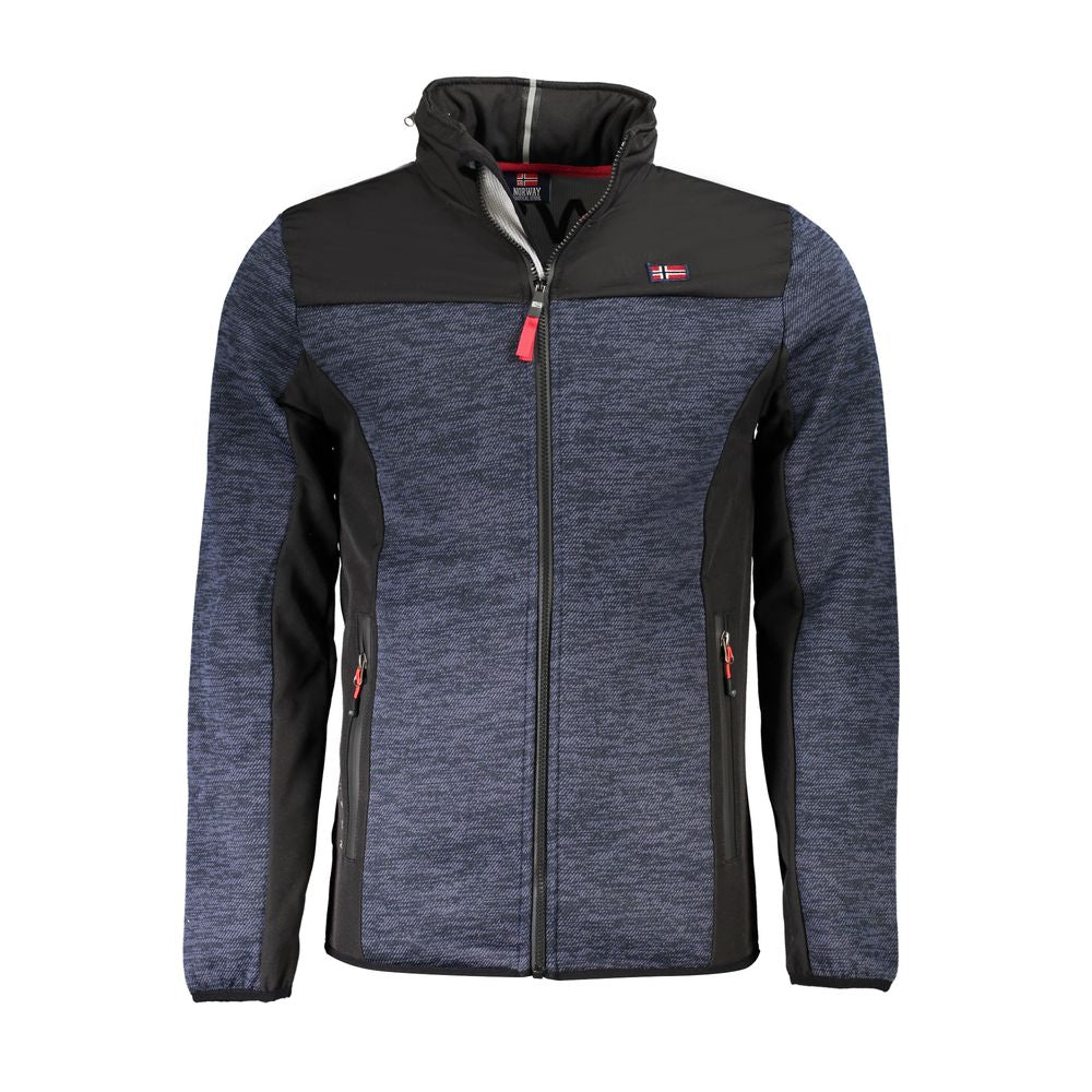 Norwegen 1963 Blaue Polyester-Sportjacke für Herren
