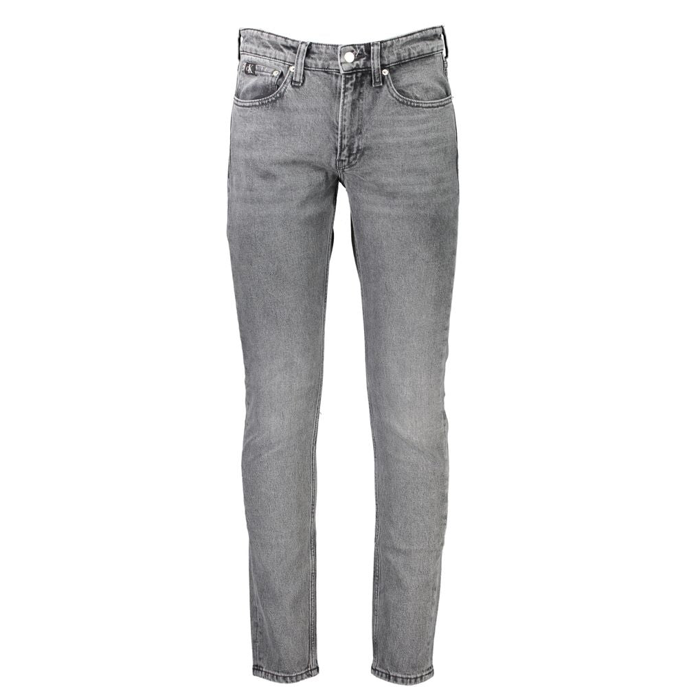Calvin Klein Graue Baumwolljeans für Herren