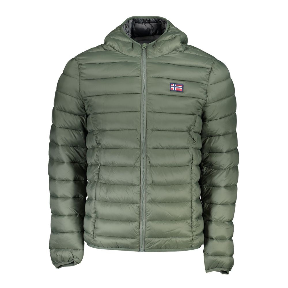 Norwegen 1963 Grüne Polyamid-Herrenjacke