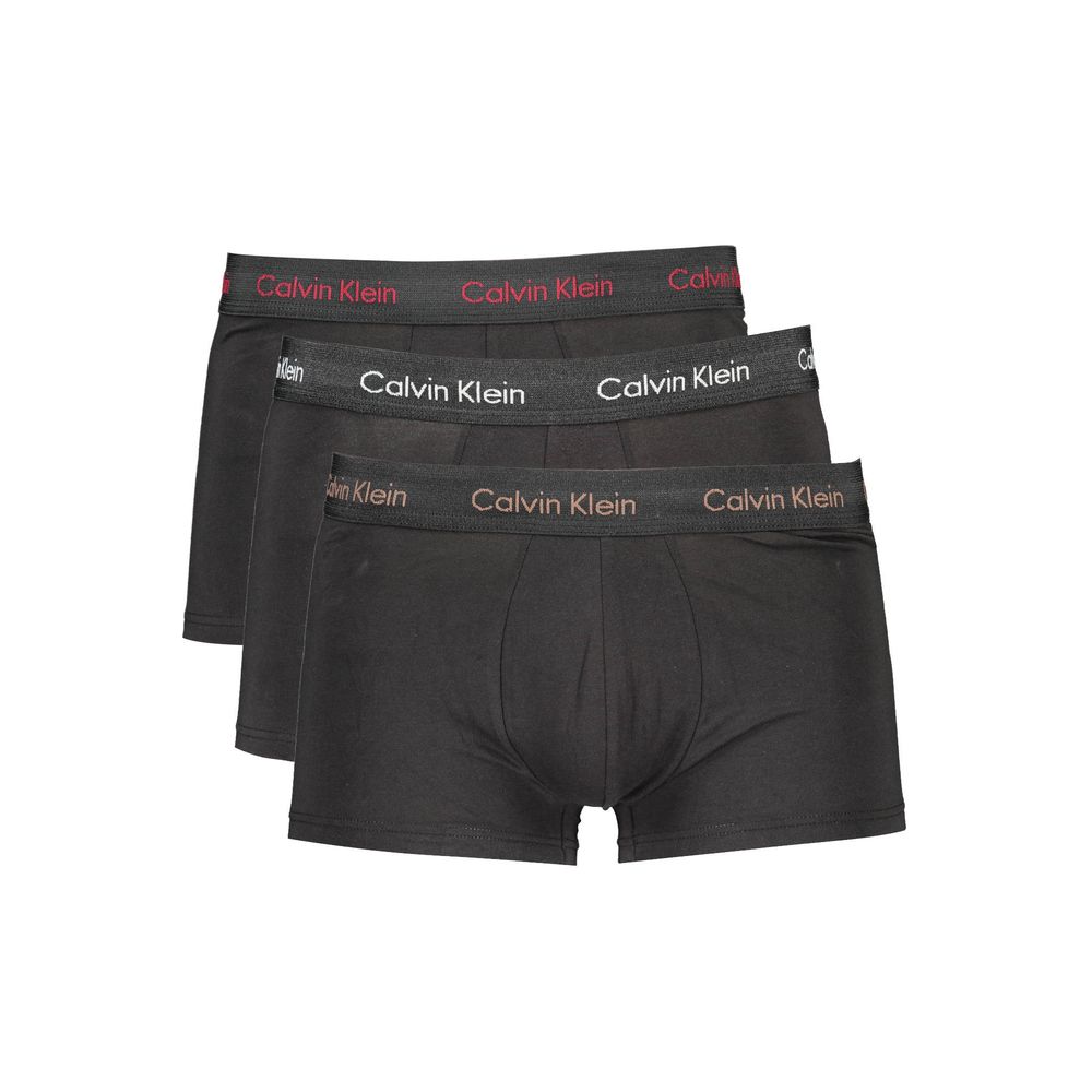 Calvin Klein Herren Boxershorts aus schwarzer Baumwolle