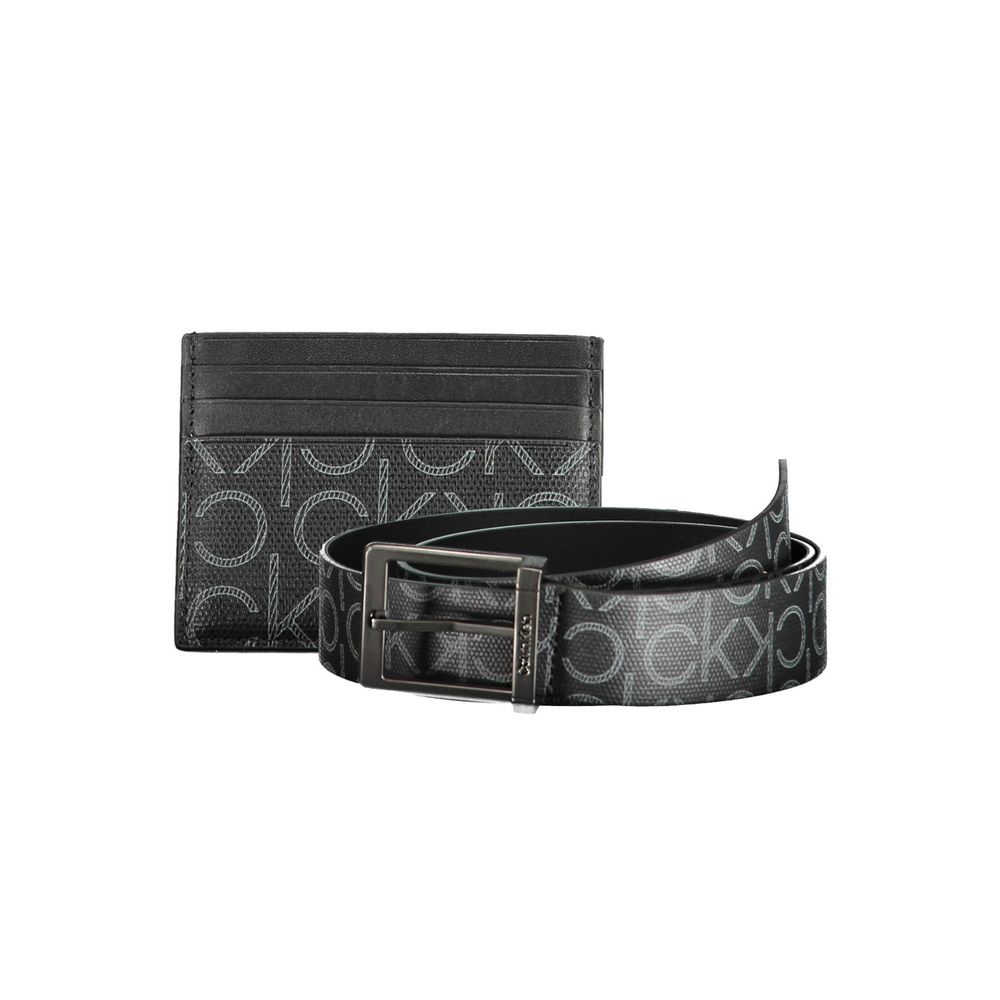 Calvin Klein – Schwarze Herren-Geldbörse aus Polyethylen