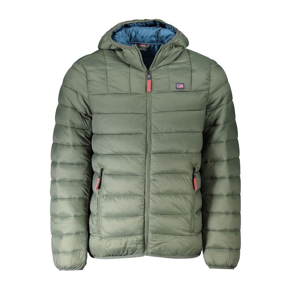 Norwegen 1963 Grüne Polyamid-Herrenjacke