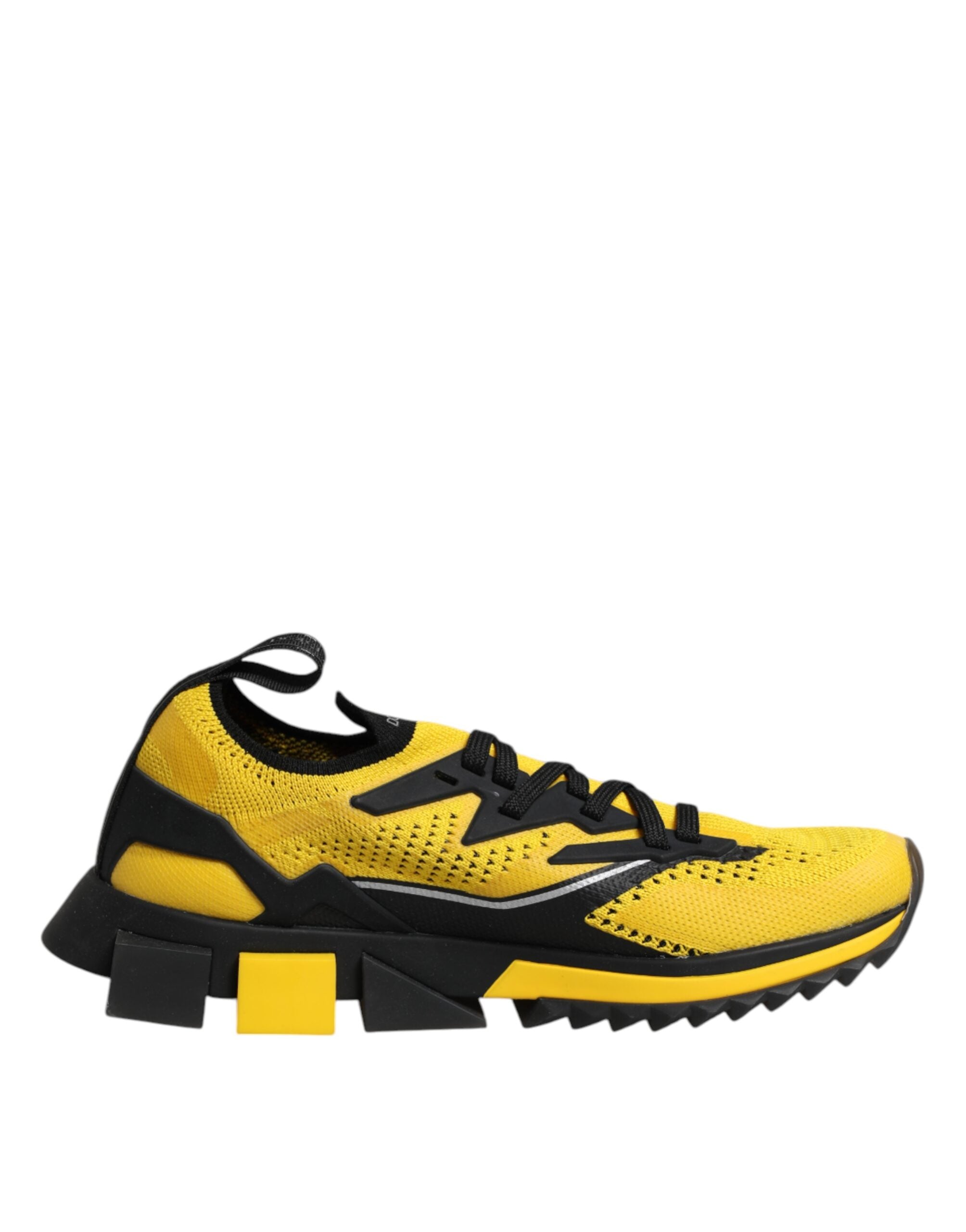 Dolce & Gabbana Gelbe SORRENTO Sport Stretch Sneakers Schuhe