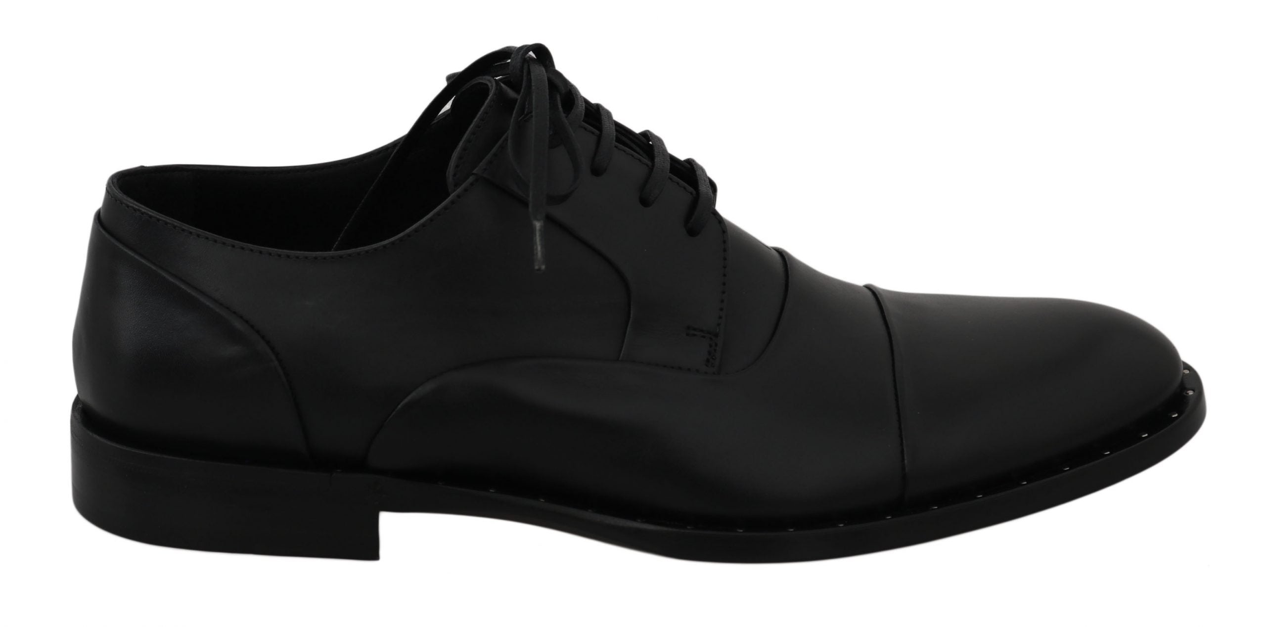 Dolce & Gabbana – Elegante Abendschuhe aus schwarzem Leder