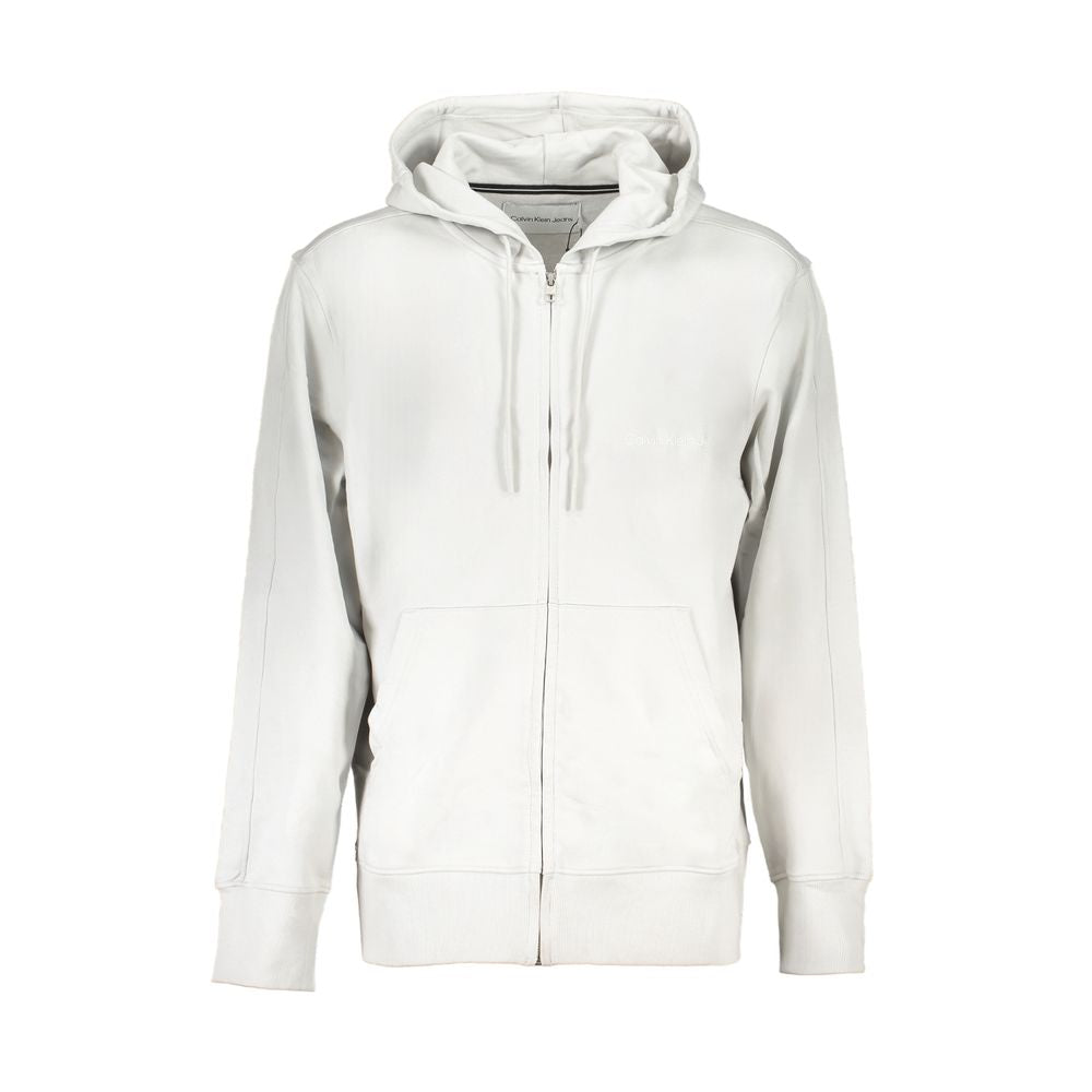 Calvin Klein Grauer Baumwollpullover für Herren