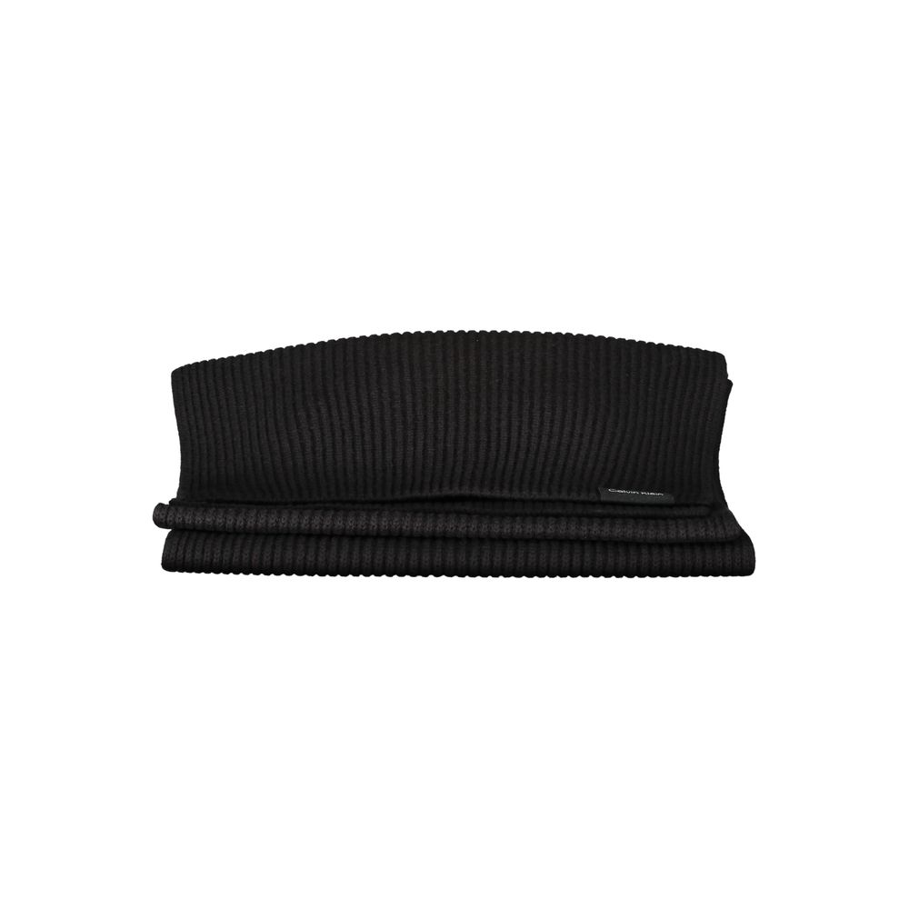 Calvin Klein – Schwarzer Baumwollschal