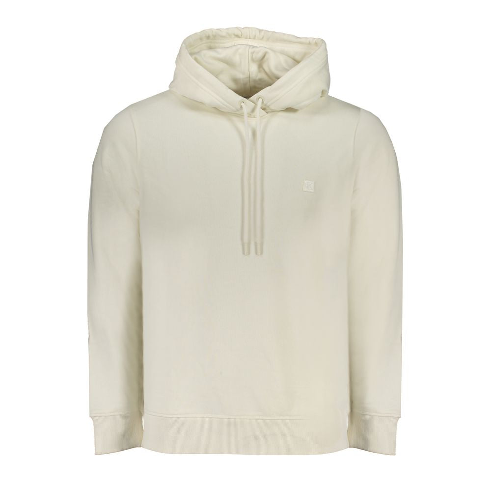 Calvin Klein Weißer Baumwollpullover für Herren