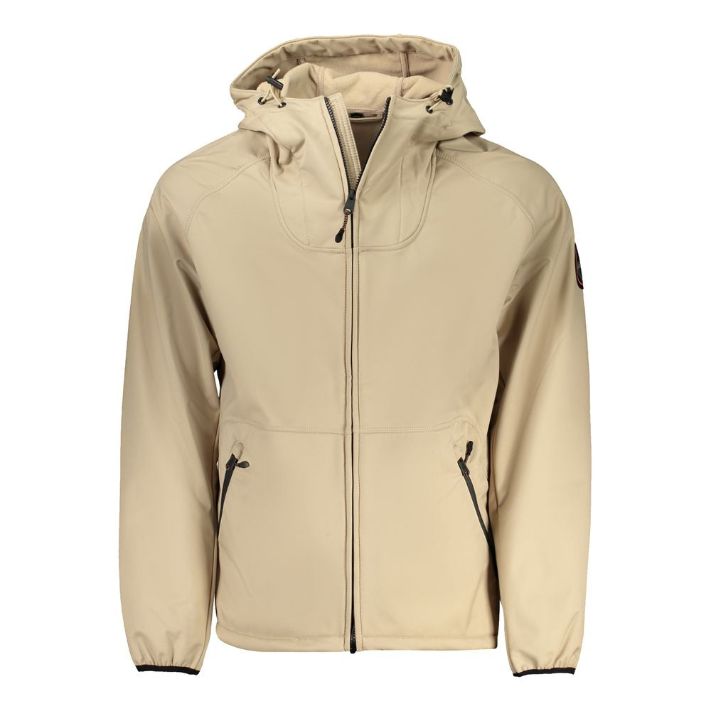 Napapijri Beige Herrenjacke aus recyceltem Polyester