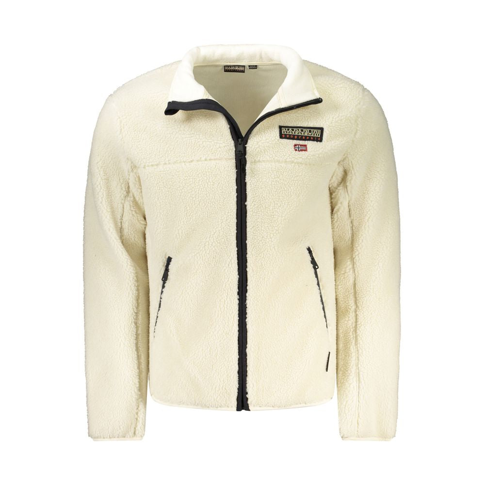 Napapijri Weiße Polyester-Herrenjacke