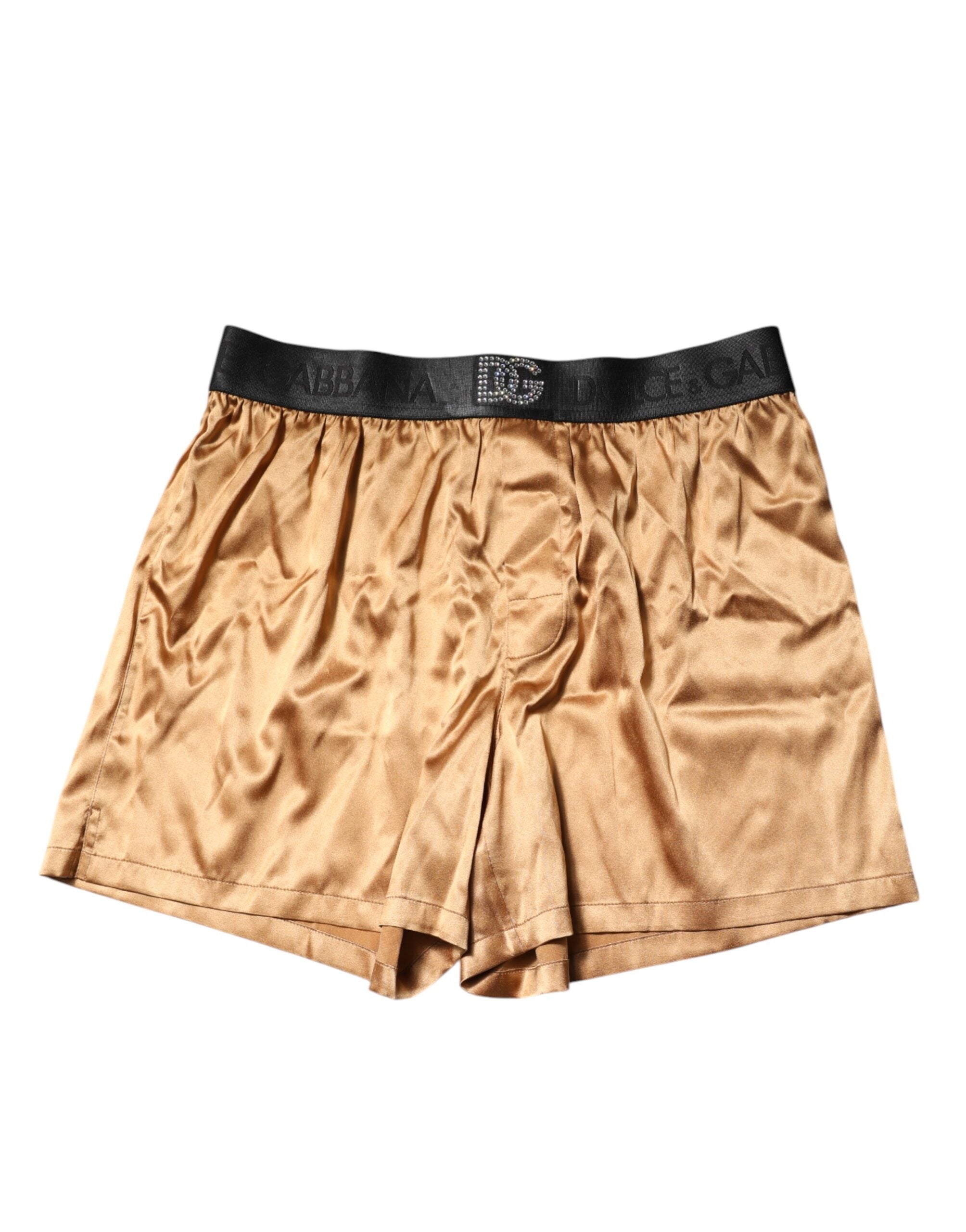 Dolce & Gabbana Beige Herren Regular Boxer Augenmasken-Set Unterwäsche