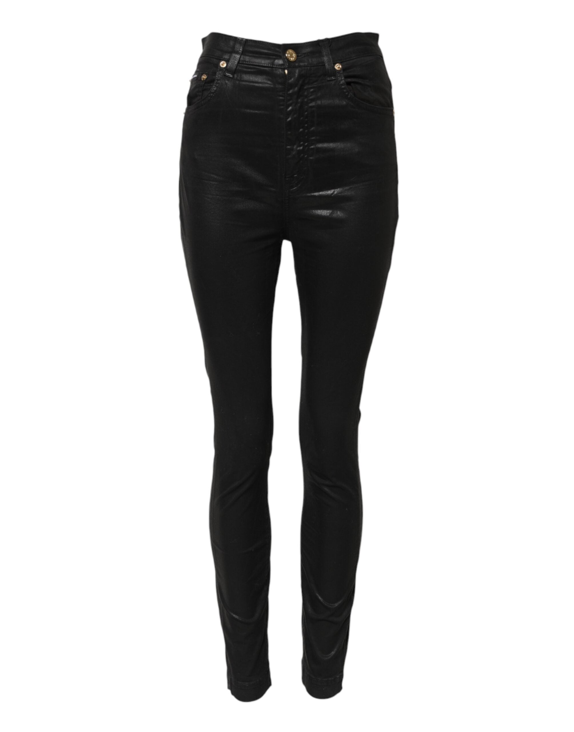 Dolce & Gabbana Black GRACE High Waist Skinny Denim Jeans