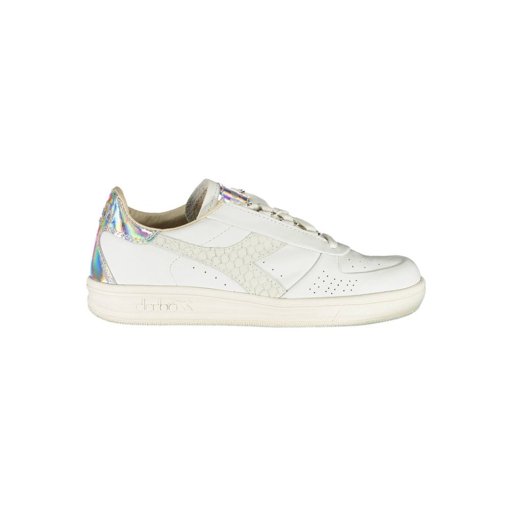 Diadora – Sneaker aus weißem Stoff