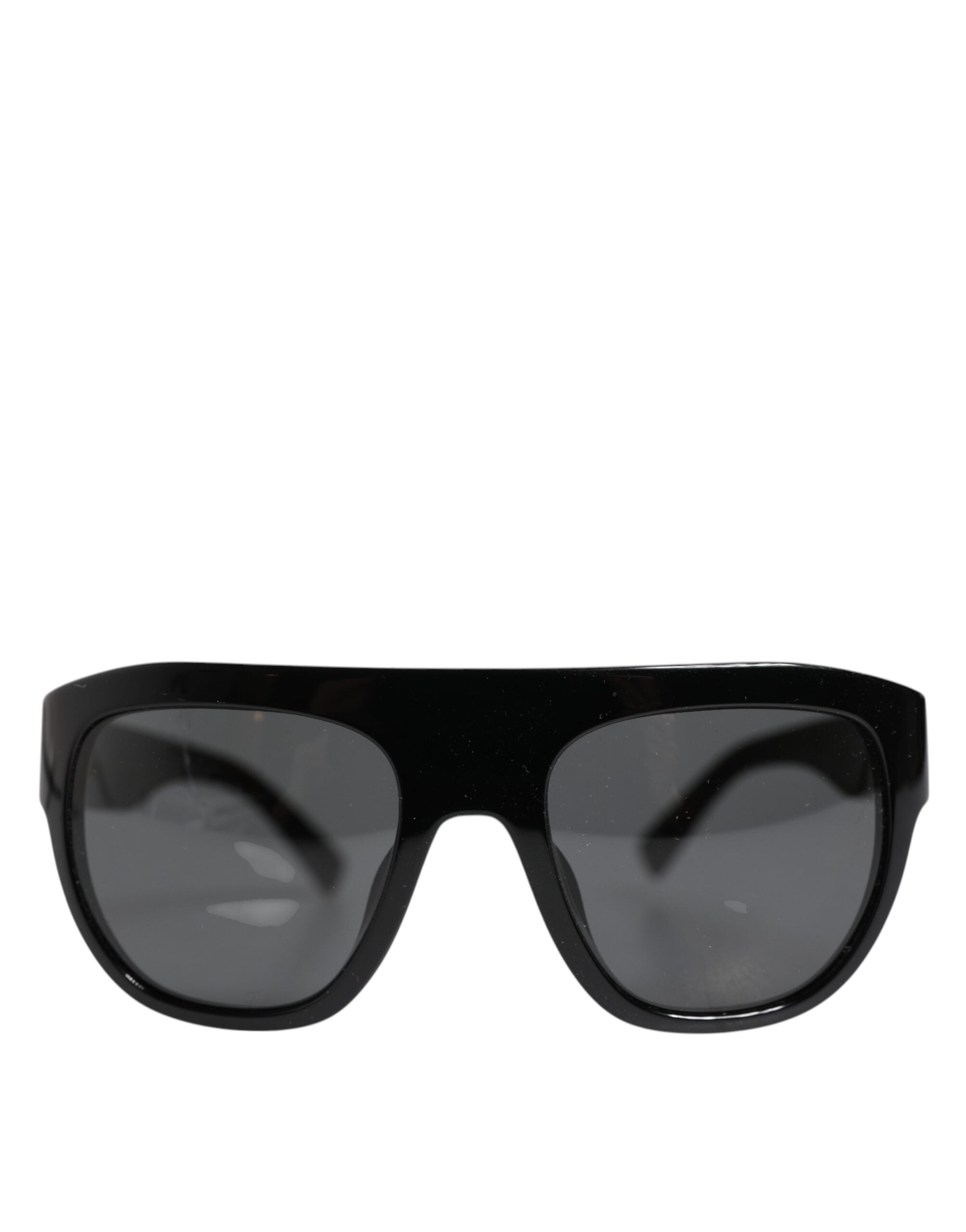 Dolce & Gabbana Schwarze quadratische Acetat-Sonnenbrille DG4398-F