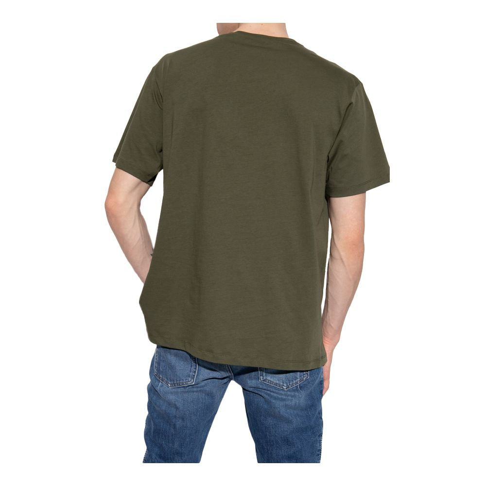 Grünes Baumwoll-T-Shirt von Balmain