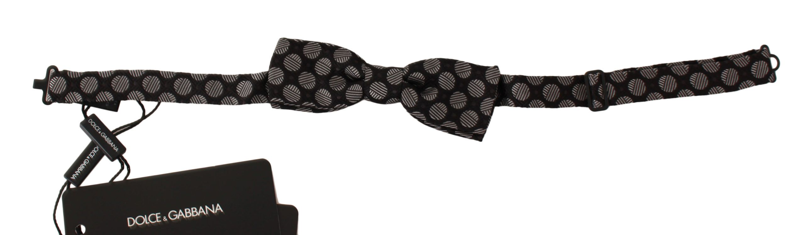 Dolce & Gabbana Elegante Seidenfliege mit Punkten