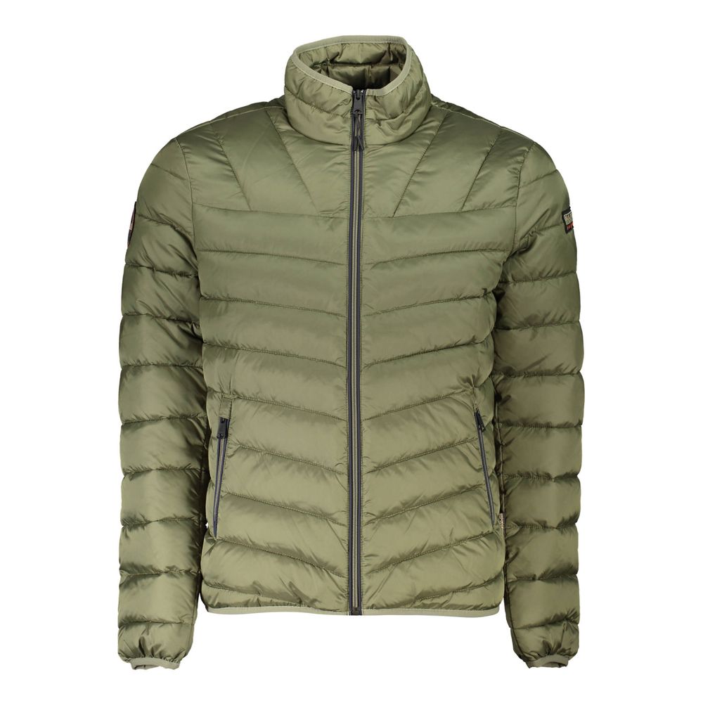 Napapijri Grüne Polyamid-Herrenjacke