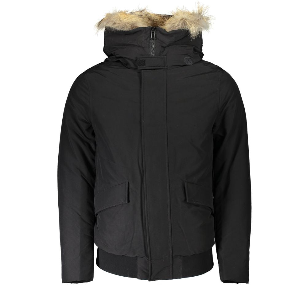 Woolrich Schwarze Baumwolljacke für Herren