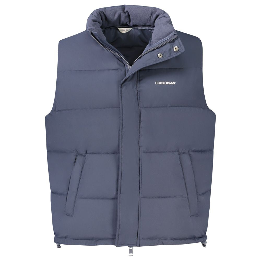 Guess Jeans Blaue Polyester Herrenjacke