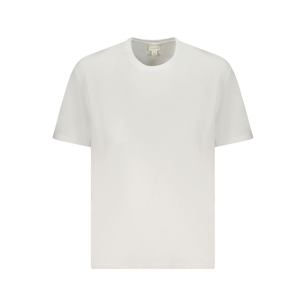 Calvin Klein – Weißes Baumwoll-T-Shirt für Herren