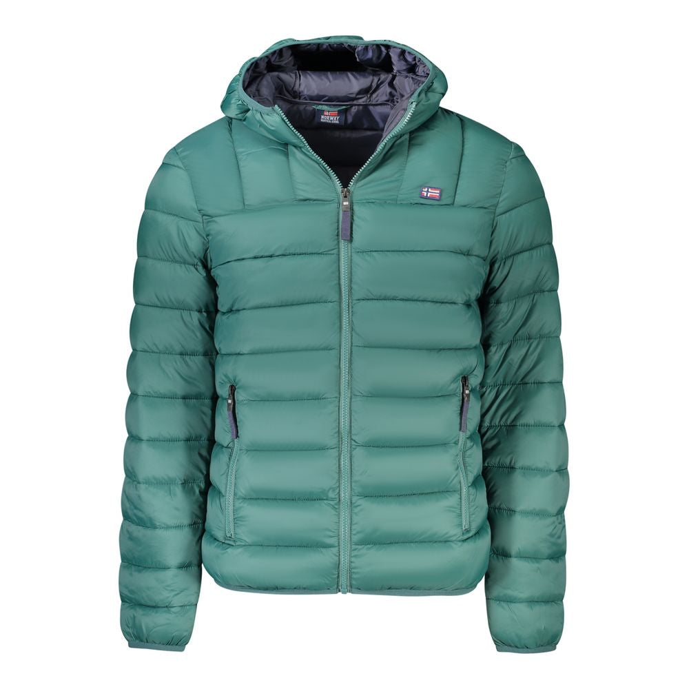 Norwegen 1963 Grüne Polyamid-Herrenjacke