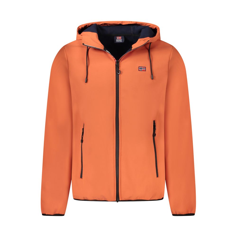 Norwegen 1963 Orange Polyester Herrenjacke