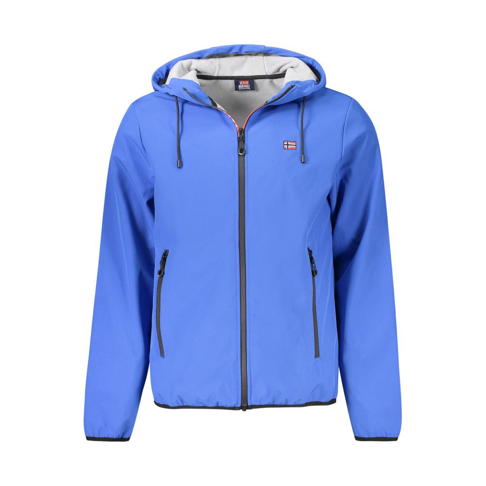 Norwegen 1963 Blaue Polyester-Herrenjacke