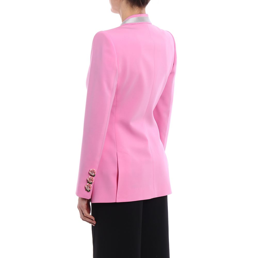 Dolce & Gabbana Rosa Wolljacken & Mantel