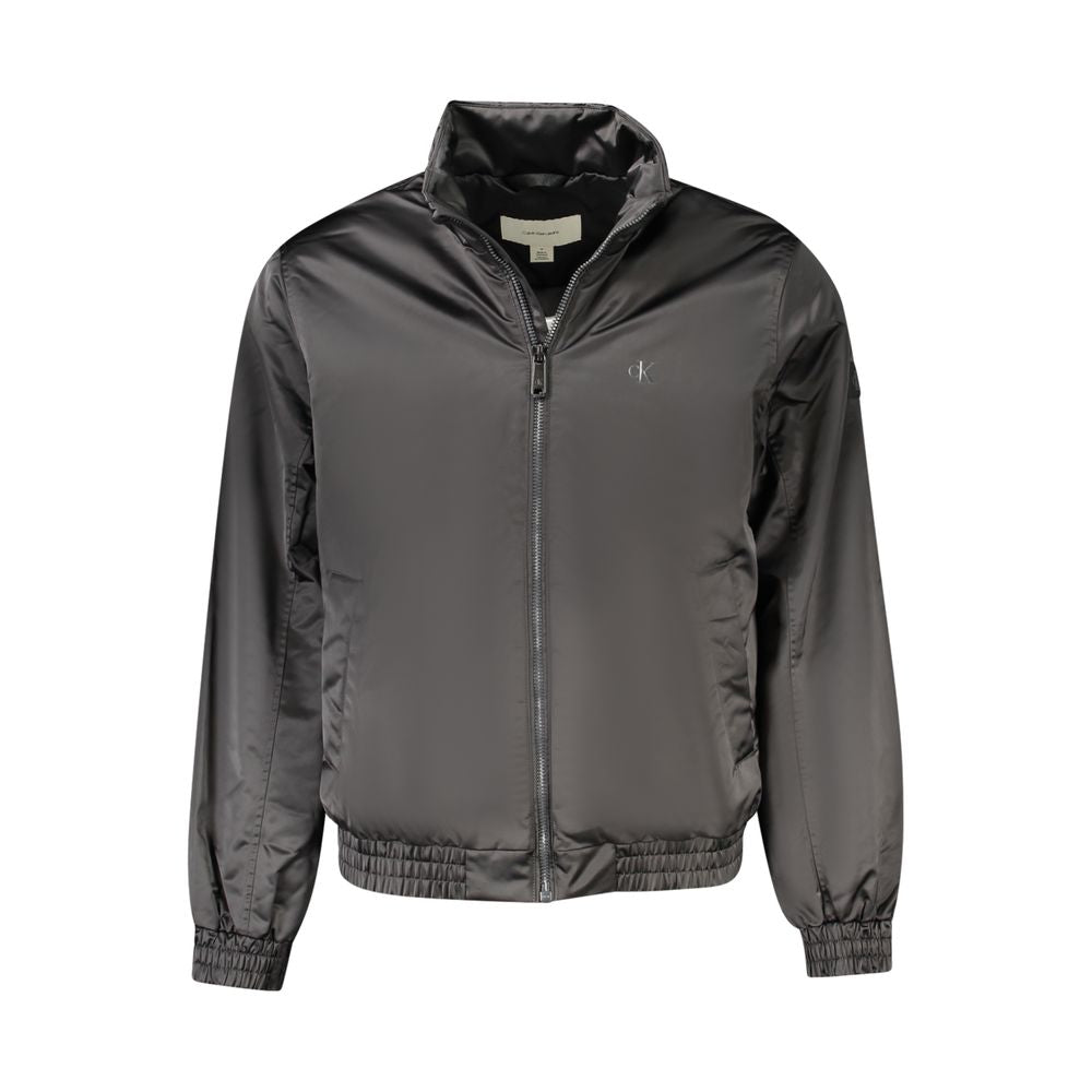 Calvin Klein Schwarze Polyester-Herrenjacke