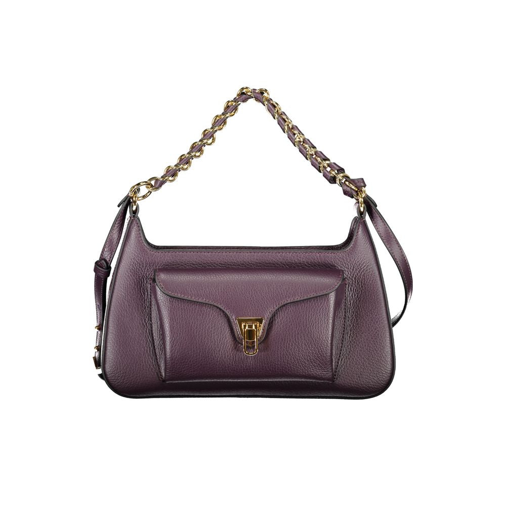 Coccinelle Lila Leder Damen Handtasche