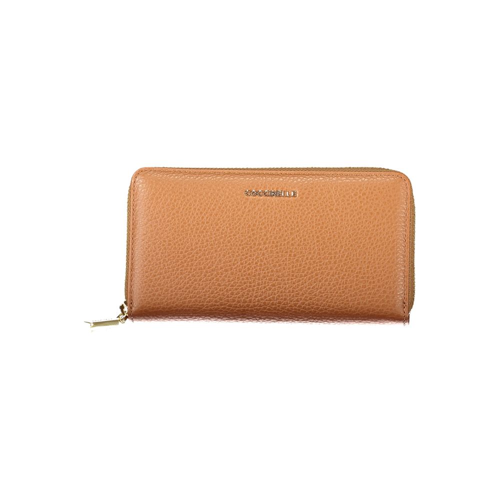 Coccinelle Damen-Geldbörse aus braunem Leder