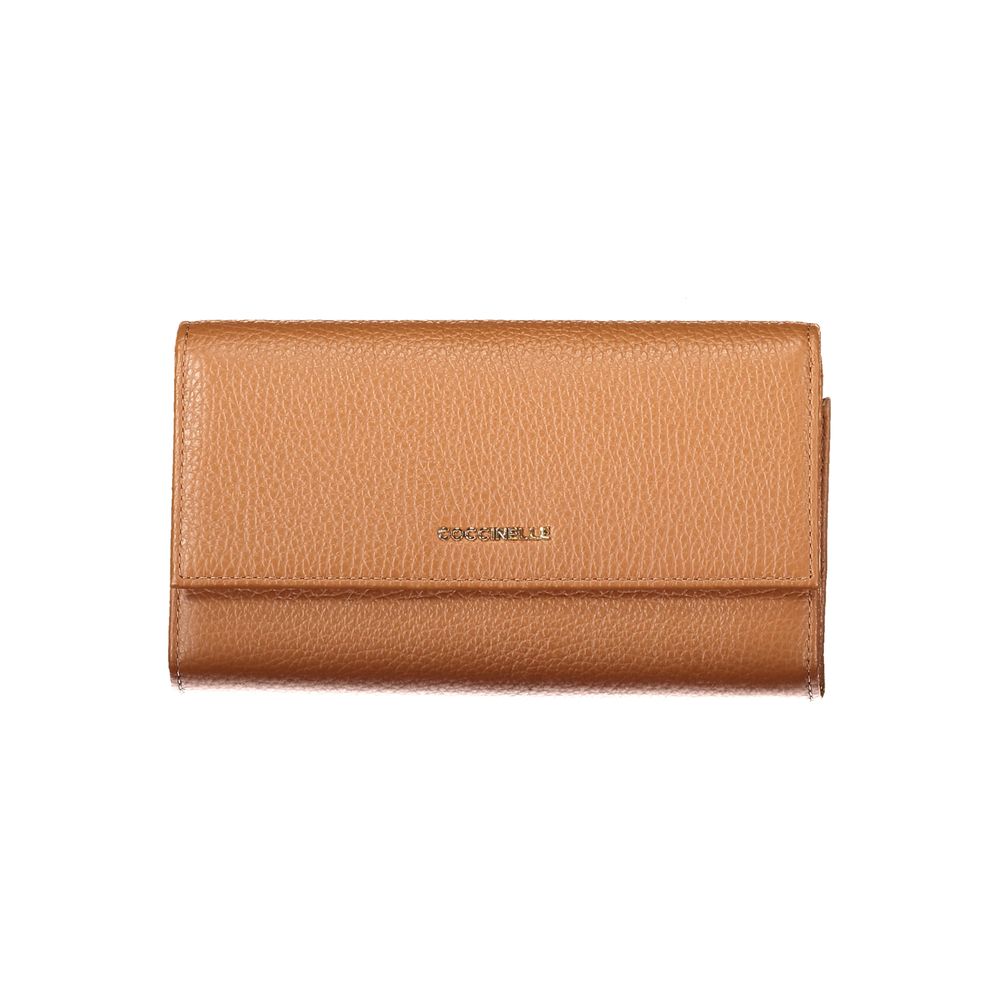 Coccinelle Damen-Geldbörse aus braunem Leder