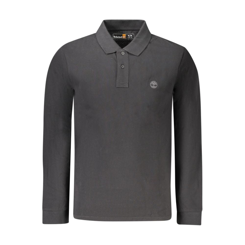 Timberland Poloshirt aus schwarzer Baumwolle für Herren