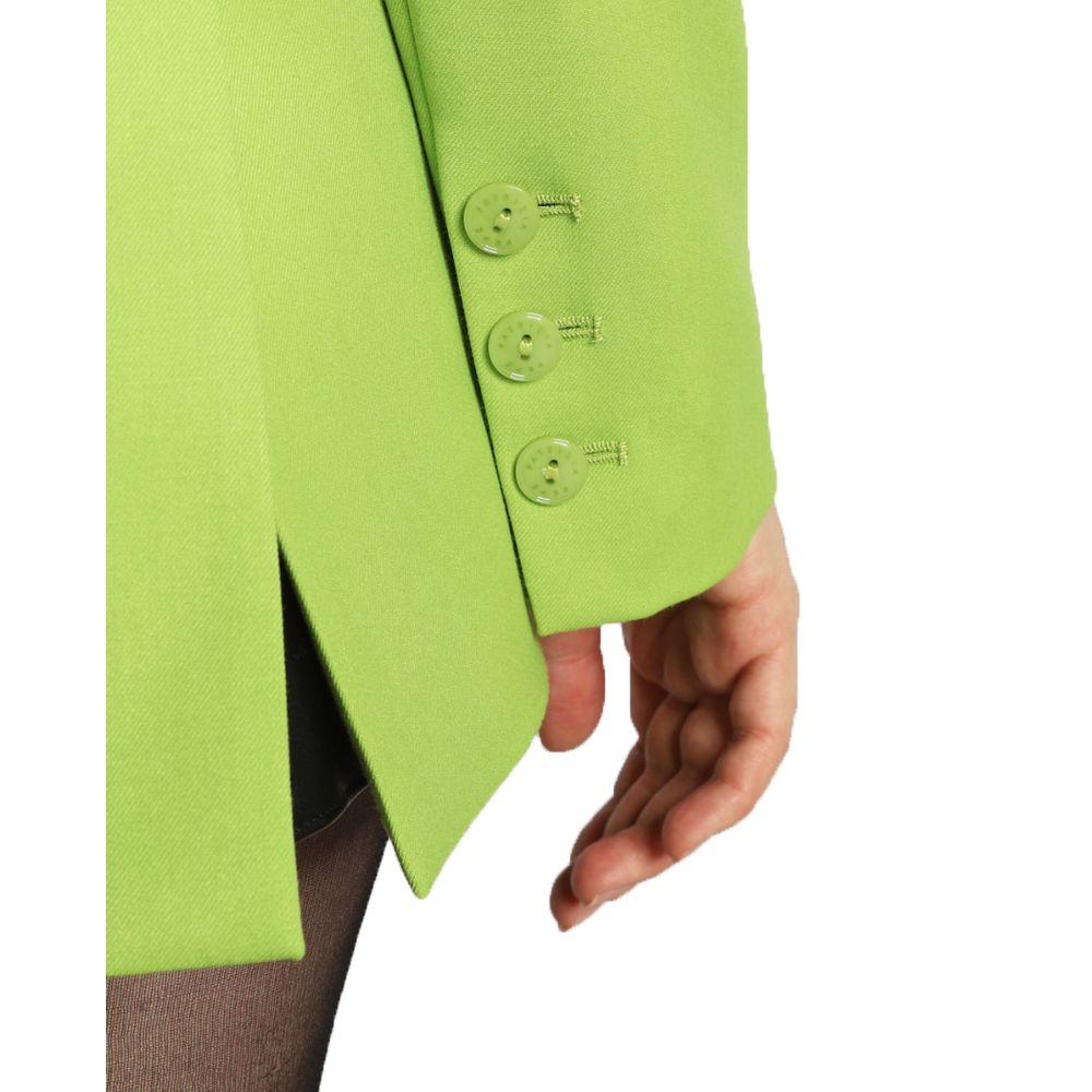 Patrizia Pepe Grüner Polyester-Blazer