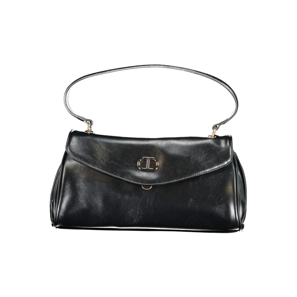 Twinset Damenhandtasche aus Polyethylen in Schwarz