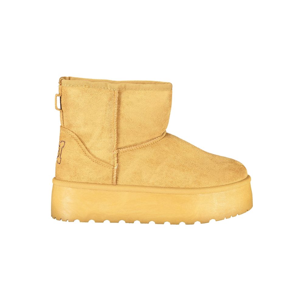Laura Biagiotti Brauner Polyester-Damenstiefel