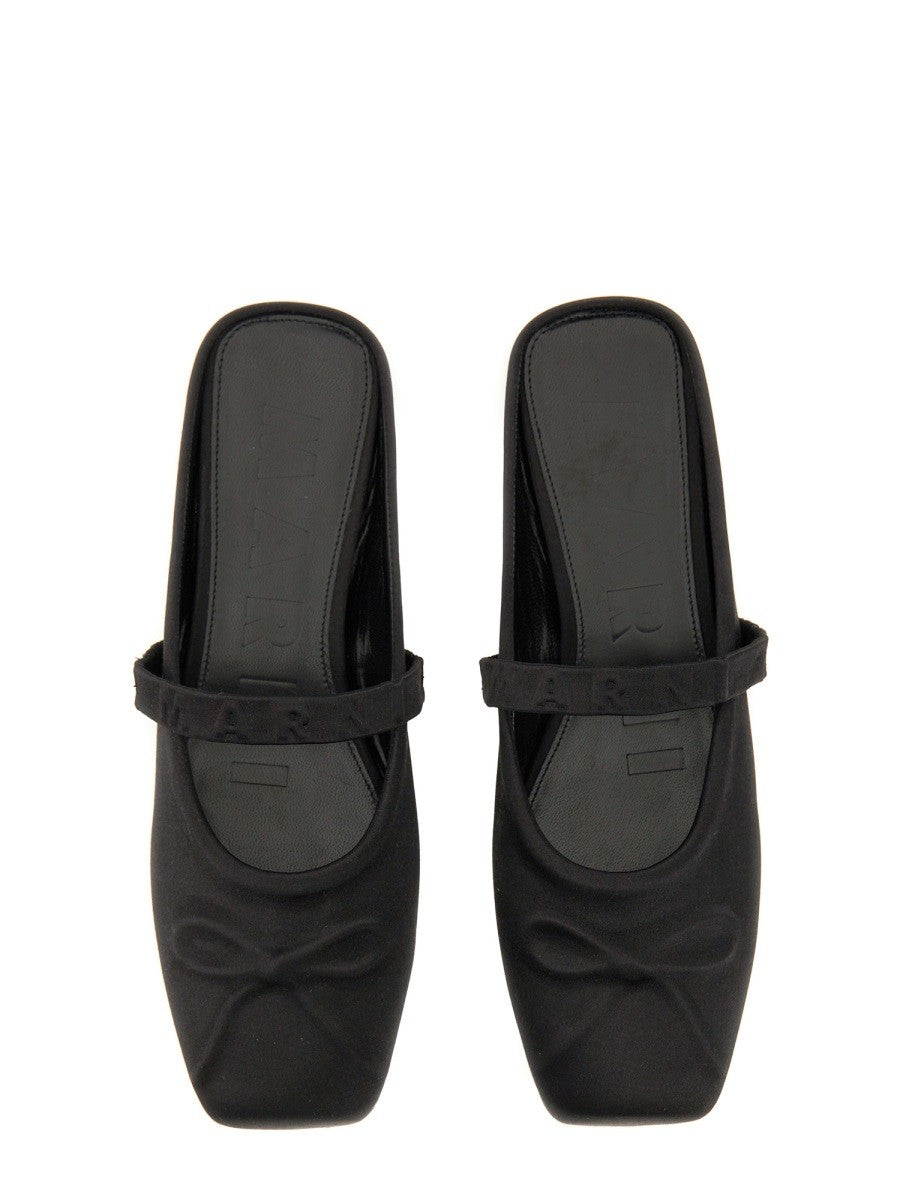 Marni BALLERINA SABOT "LITTLE BOW