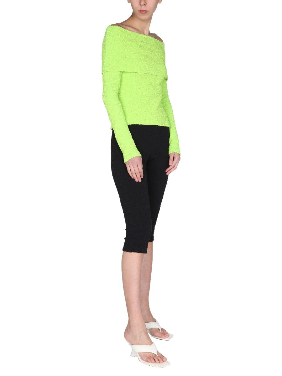 msgm BOAT NECK TOP