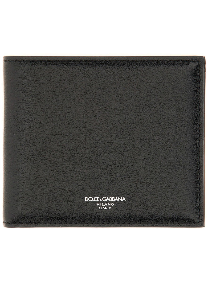 Dolce & Gabbana CALFSKIN LEATHER BIFOLD WALLET