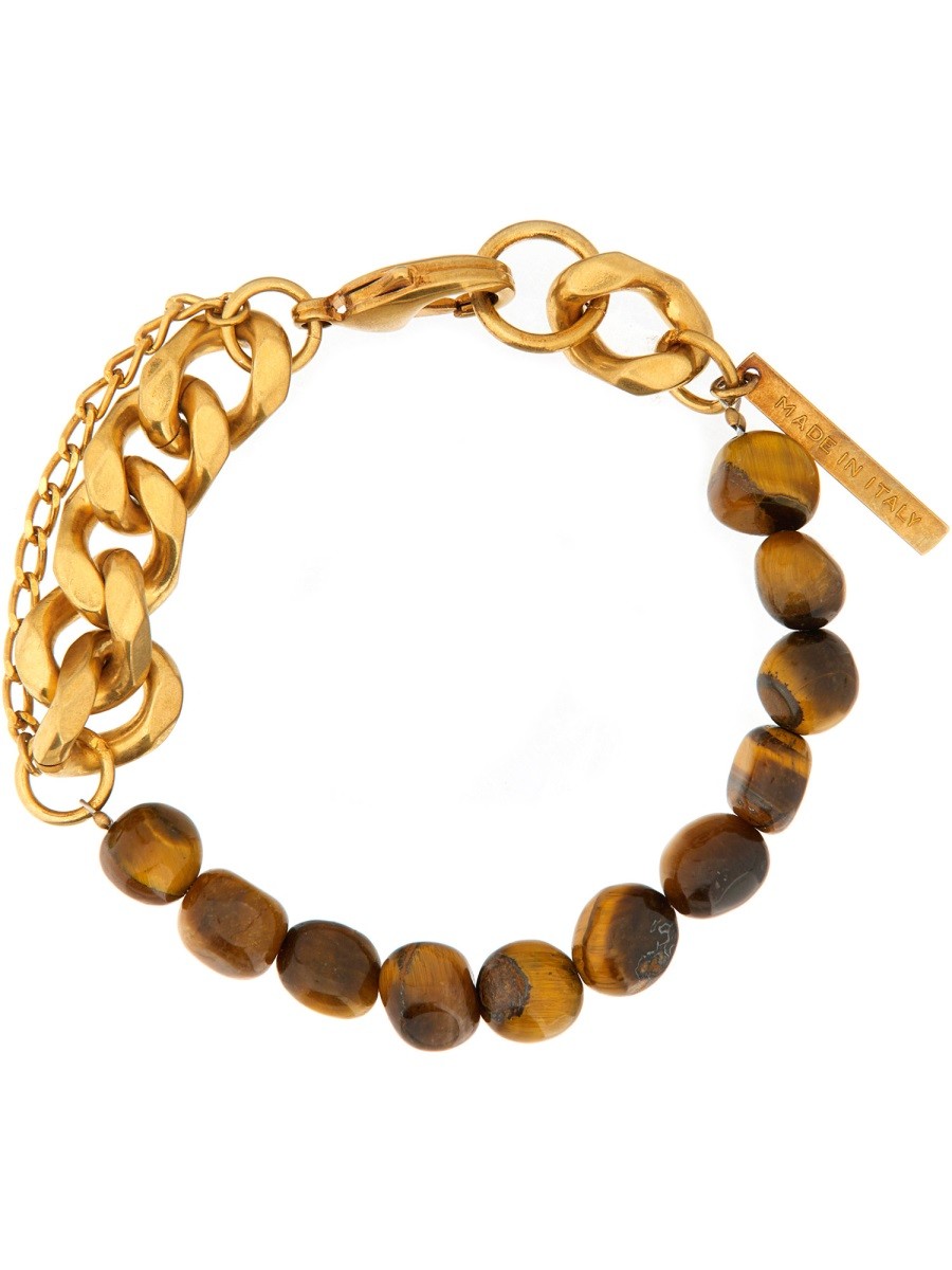Dries Van Noten CHAIN BRACELET WITH STONES