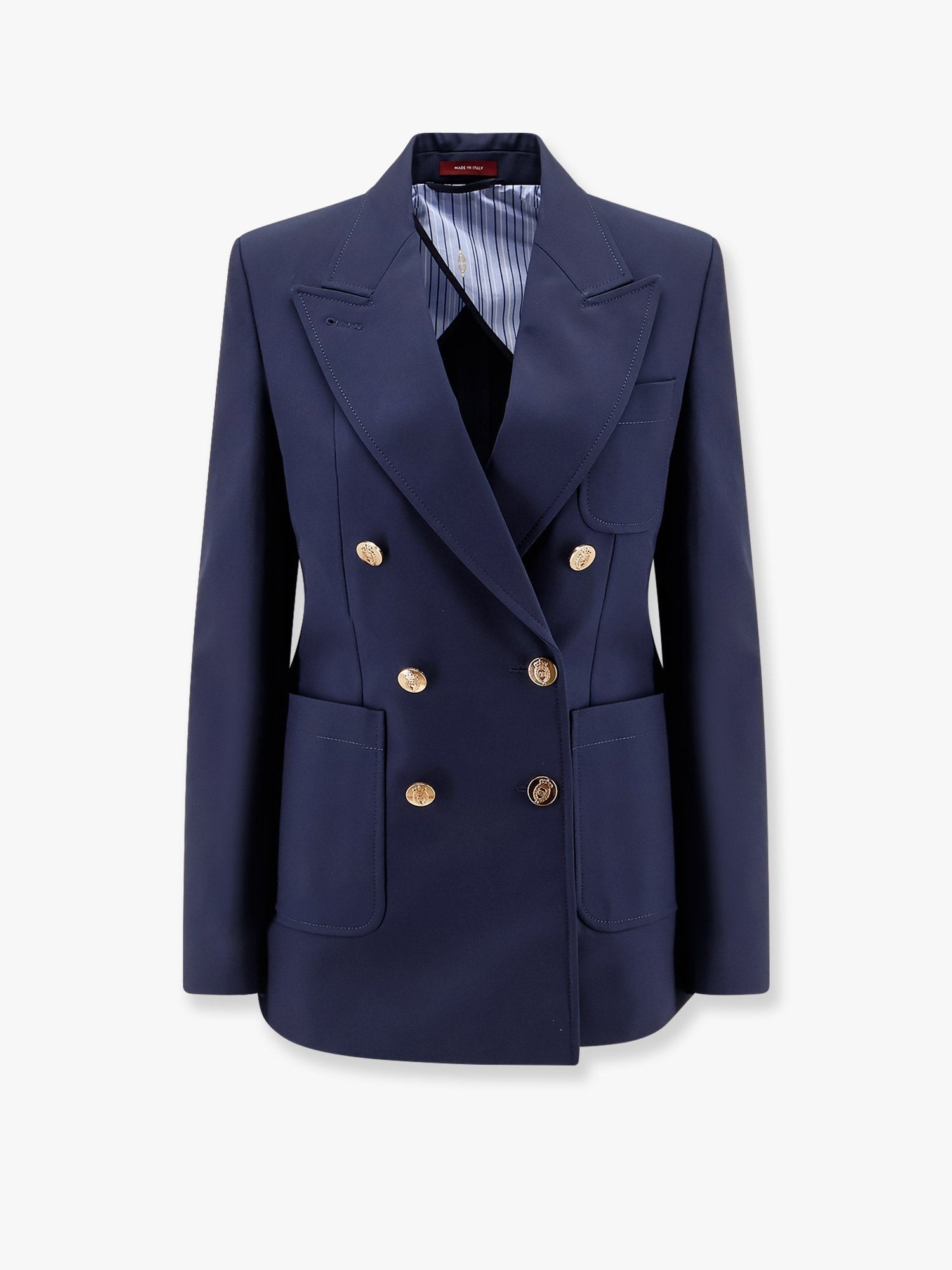 Gucci Cotton blazer with iconic gucci crest buttons