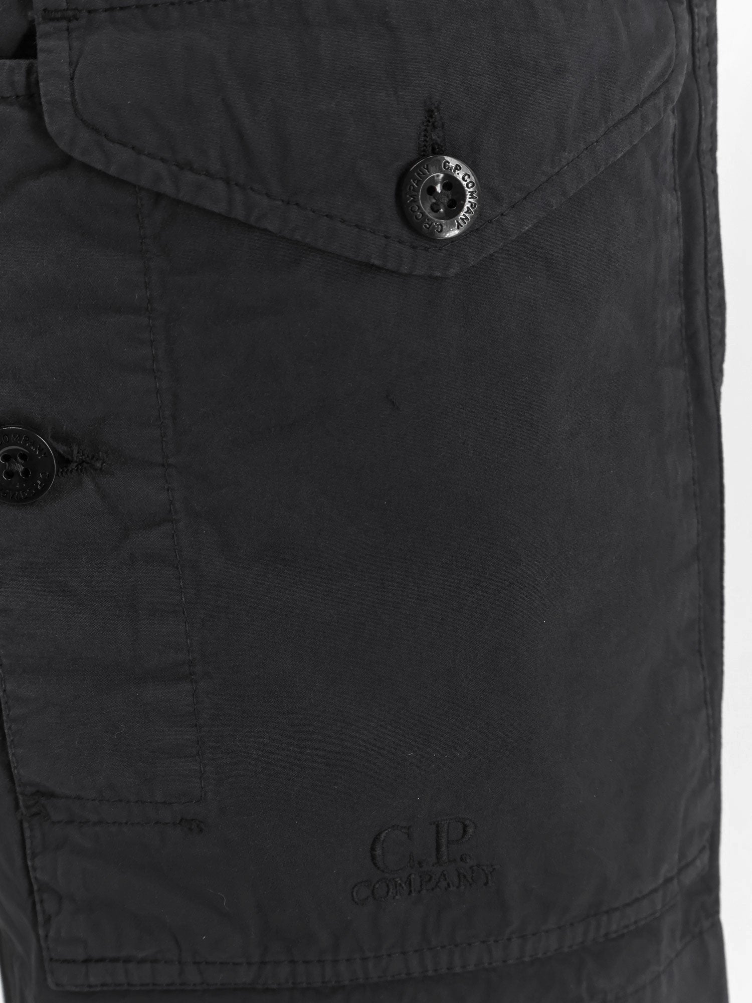C.P.COMPANY Cotton cargo bermuda shorts