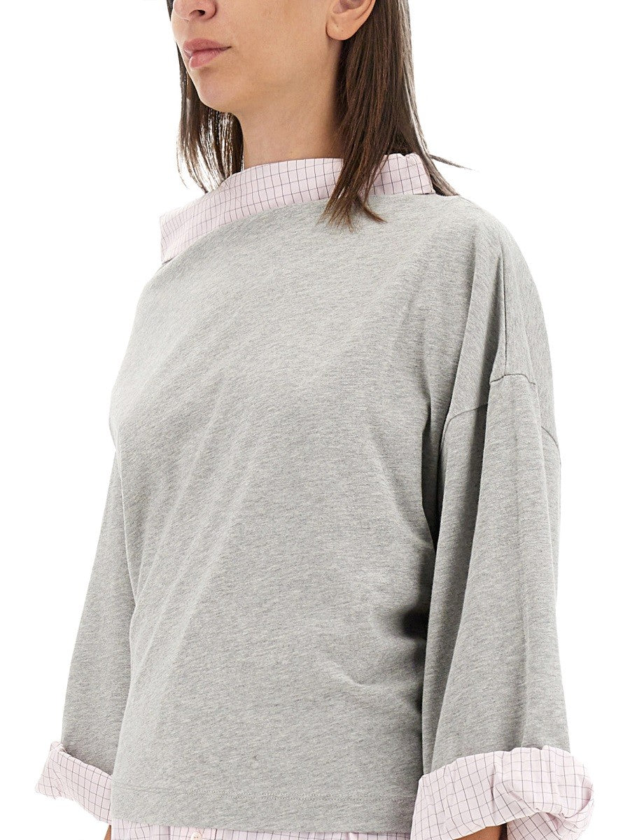 Dries Van Noten COTTON SHIRT SWEATSHIRT