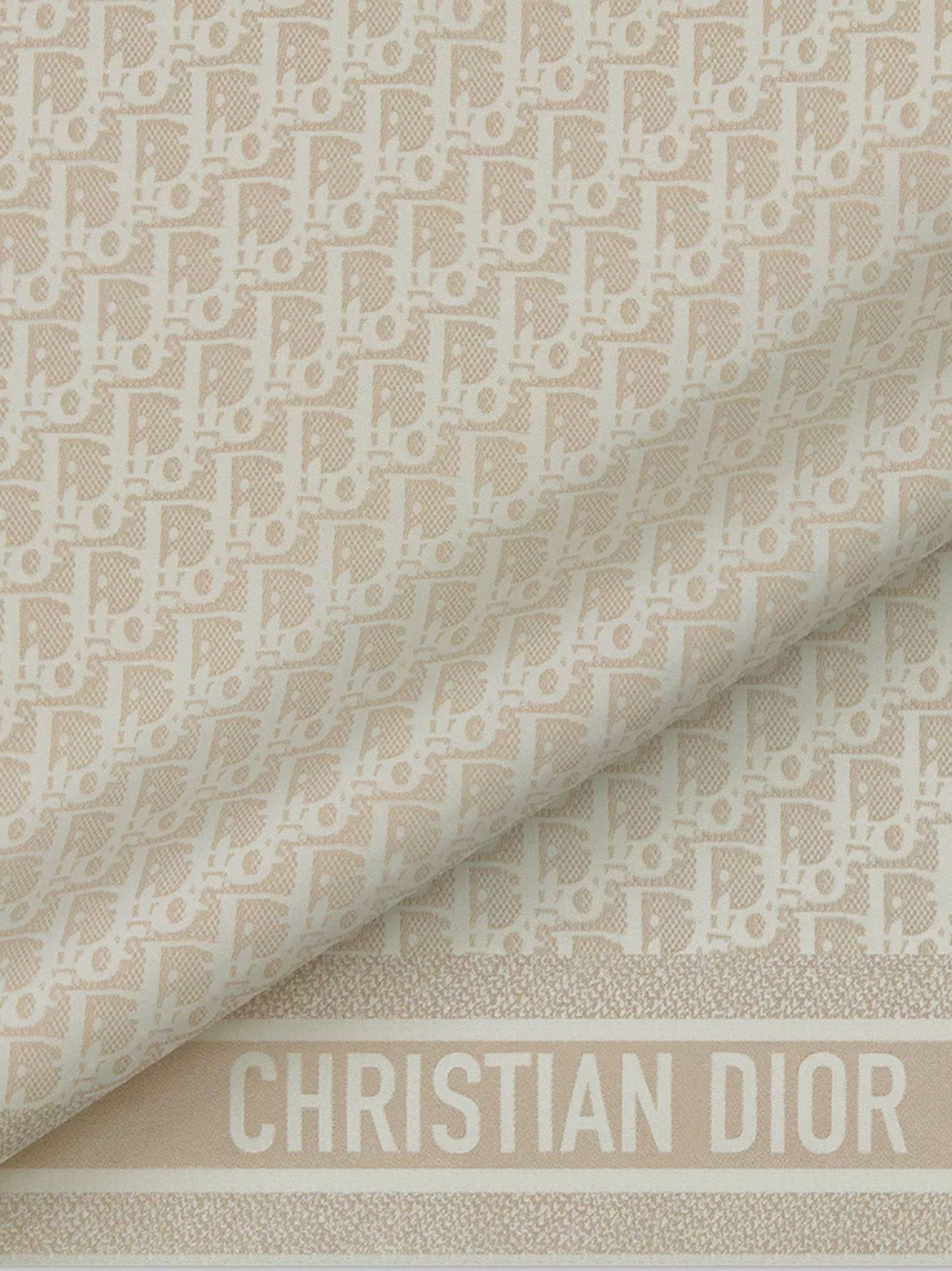 Dior Dior Oblique silk twill foulard