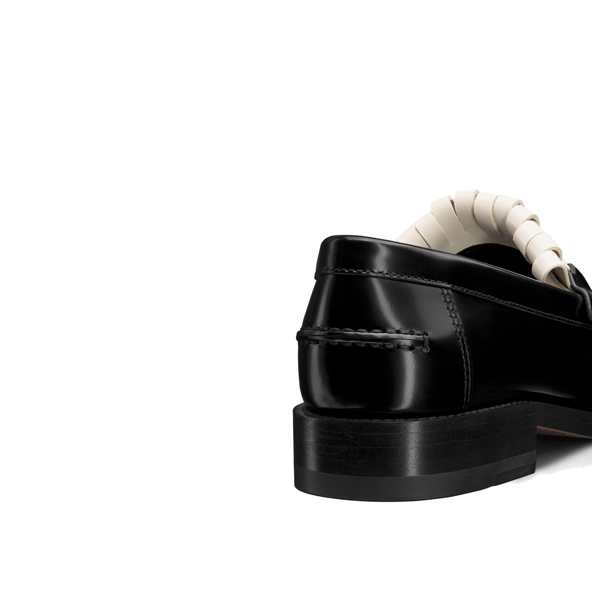 Dior Emblem Leather Loafers
